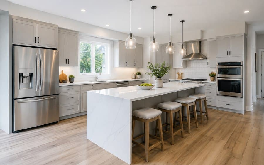Example new-construction kitchen interior